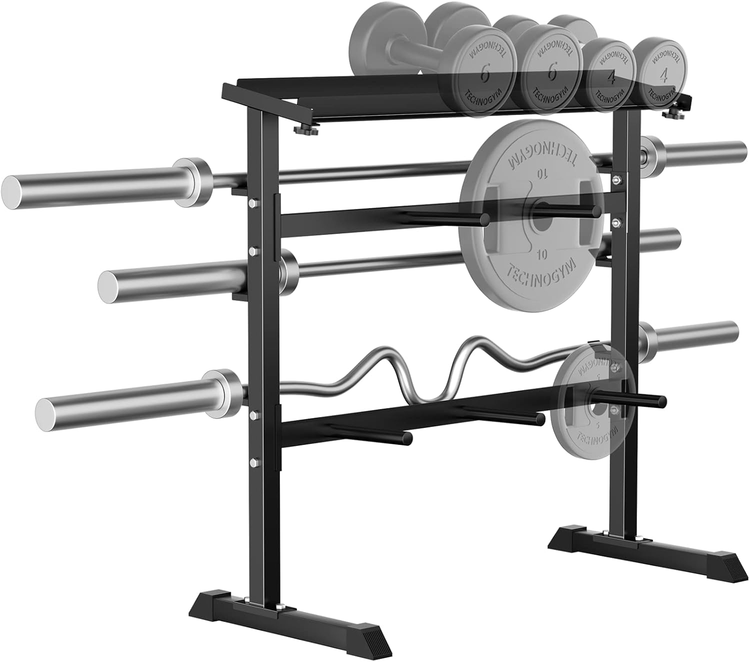 Home Gym Usa - Suporte para Armazenamento de Pesos para