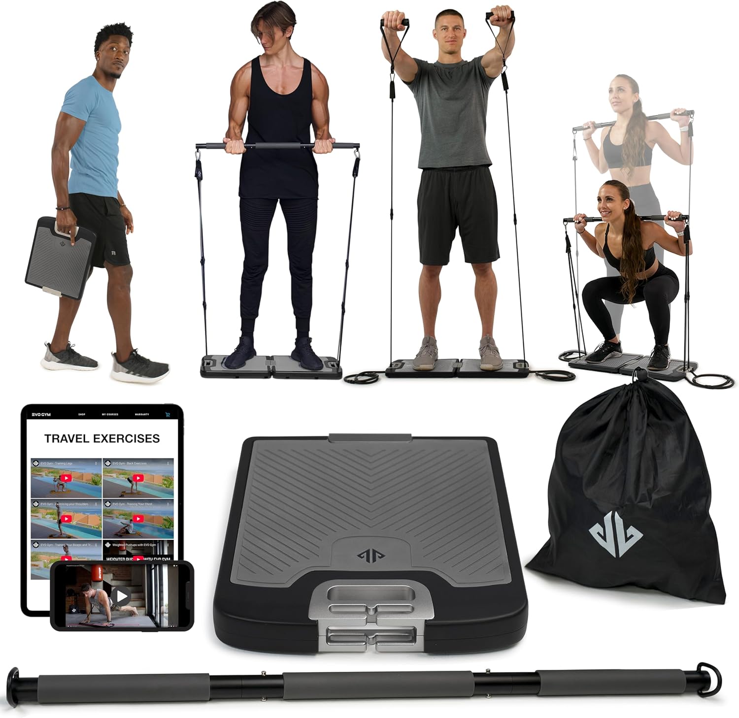Home Gym Portable - Ginásio Portátil Completo: Conjunto de Faixas
