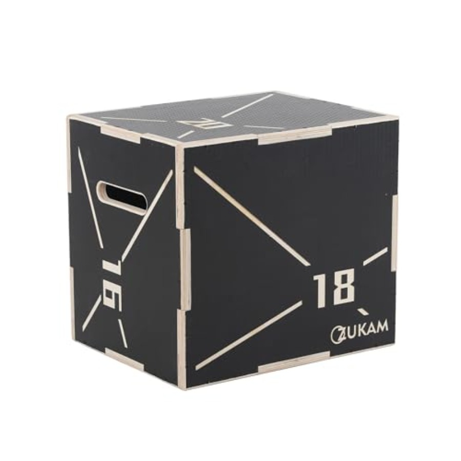 Home Gym Jump Box - Caixa de Salto Plyométrica de Madeira