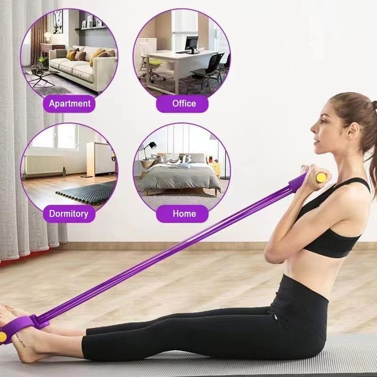 Home Gym Unit - 21 Faixas de Resistência Fitness -