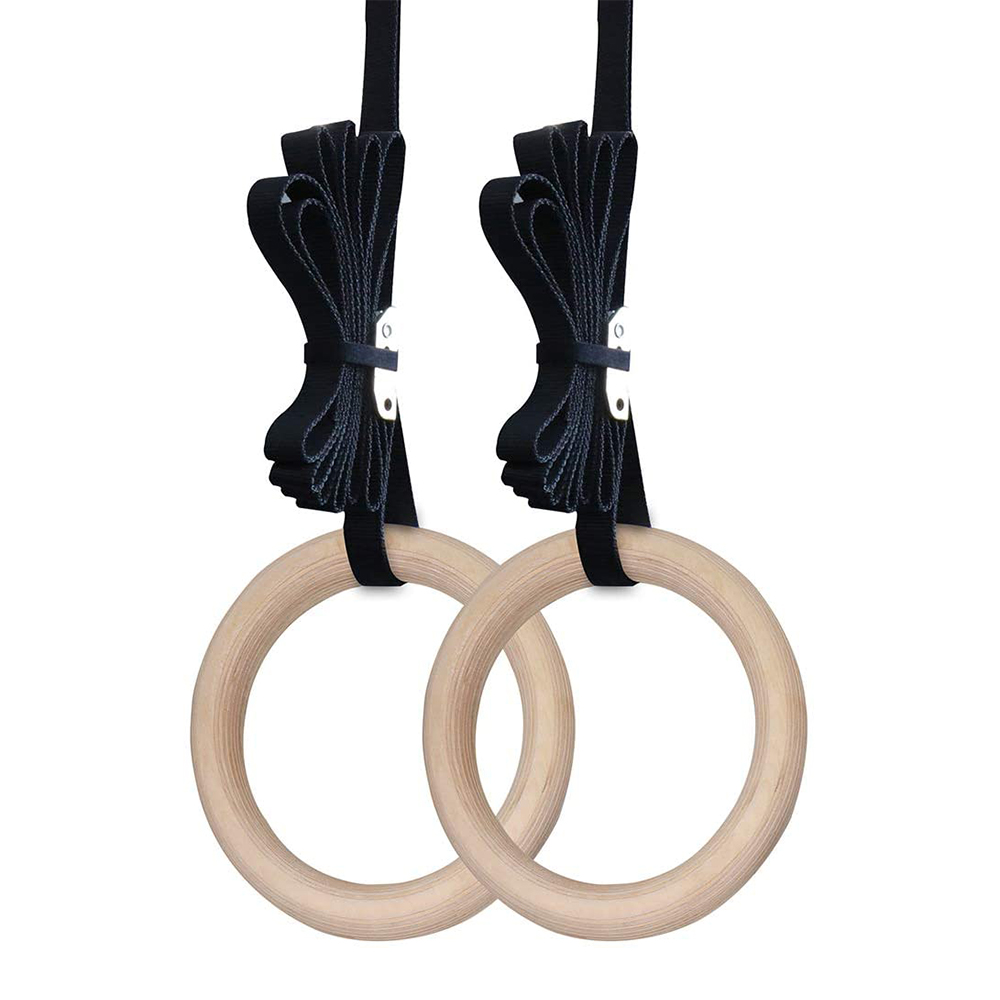 Gymnastic Rings Wooden - 28/32mm anéis de ginástica de madeira