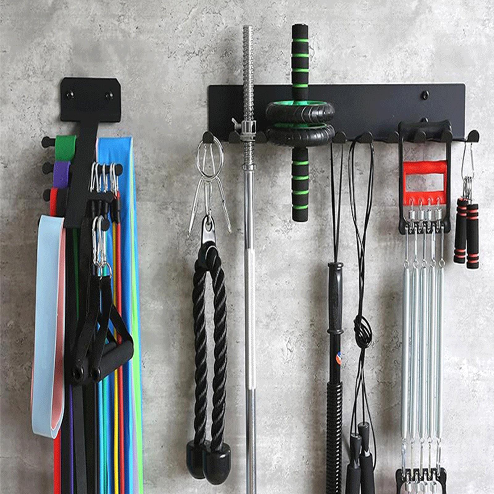 Home Gym Routine - Faixa de resistência rack metal multifuncional