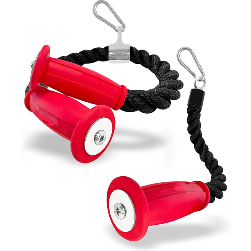 Home Gym Unit - Cordas ergonômicas para tríceps, fixação de