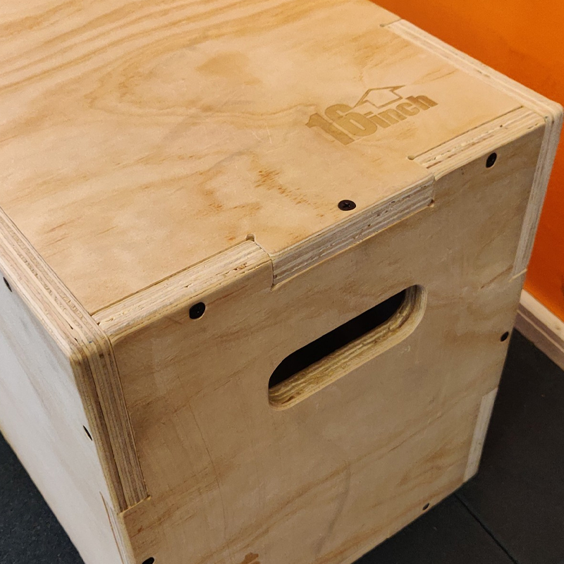Home Gym Jump Box - Caixa de Salto Pliométrica de Madeira