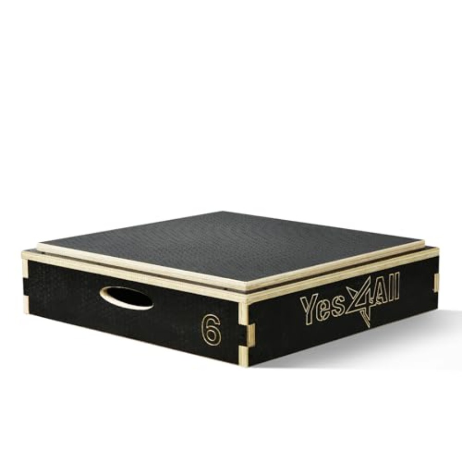 Home Gym Jump Box - Caixa Plyo de Madeira 3 em