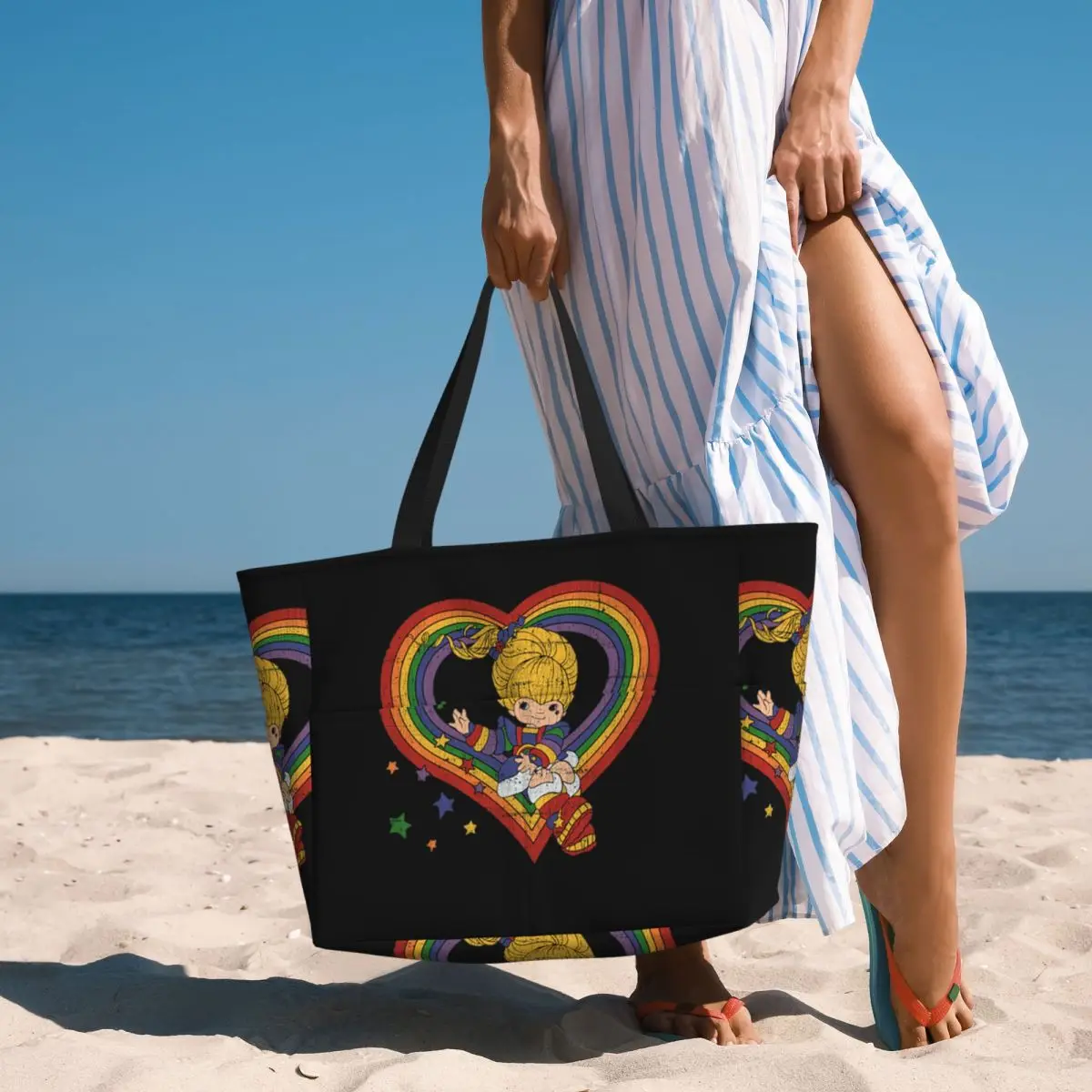 Home Gym Packages - Bolsa tote de praia Rainbow Brite