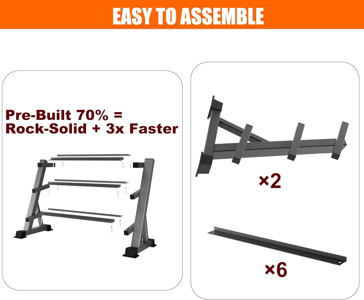 Suporte para Halteres de Três  - Home Gym Usa avaliação e preço