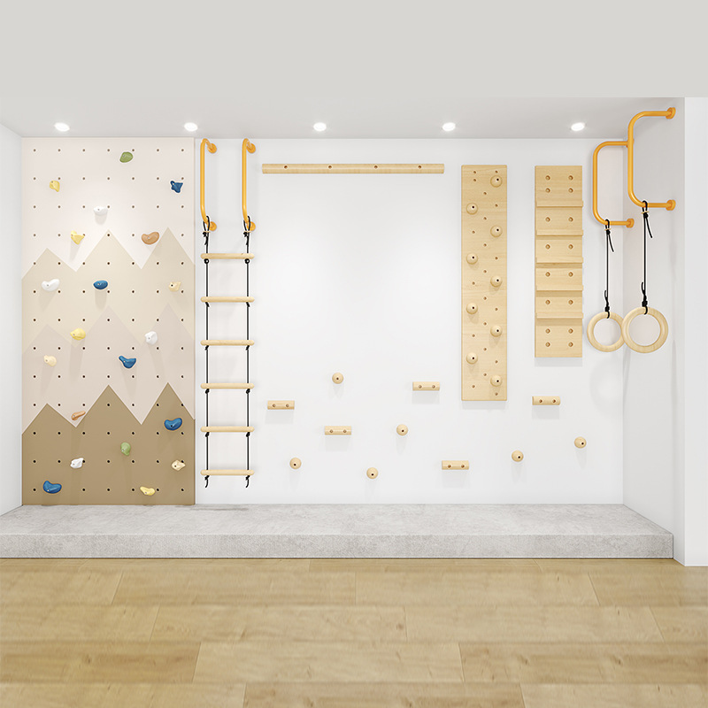 Conjunto de Parede de Escalada - Gymnastic Rings Wooden avaliação e preço