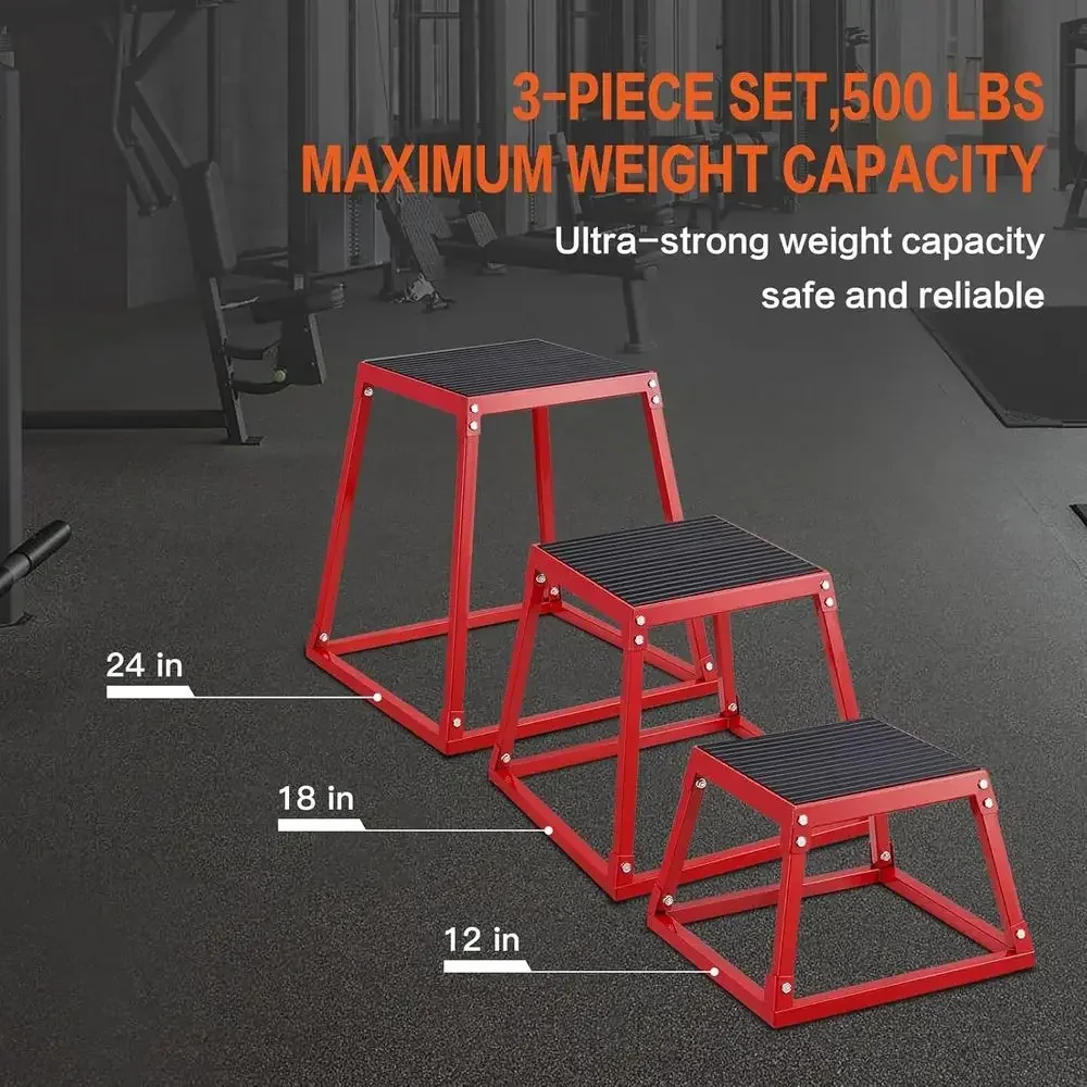 Conjunto de 3 Caixas de Salto  - Home Gym Jump Box avaliação e preço