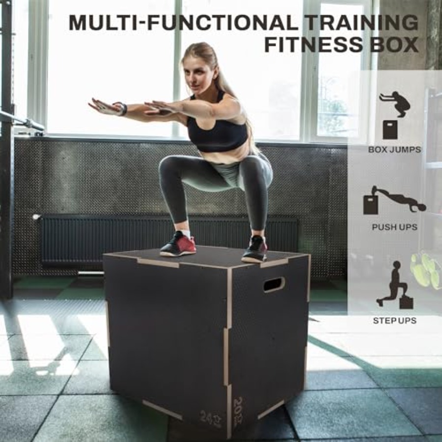 Plataforma de treino pliométri - Home Gym Jump Box avaliação e preço