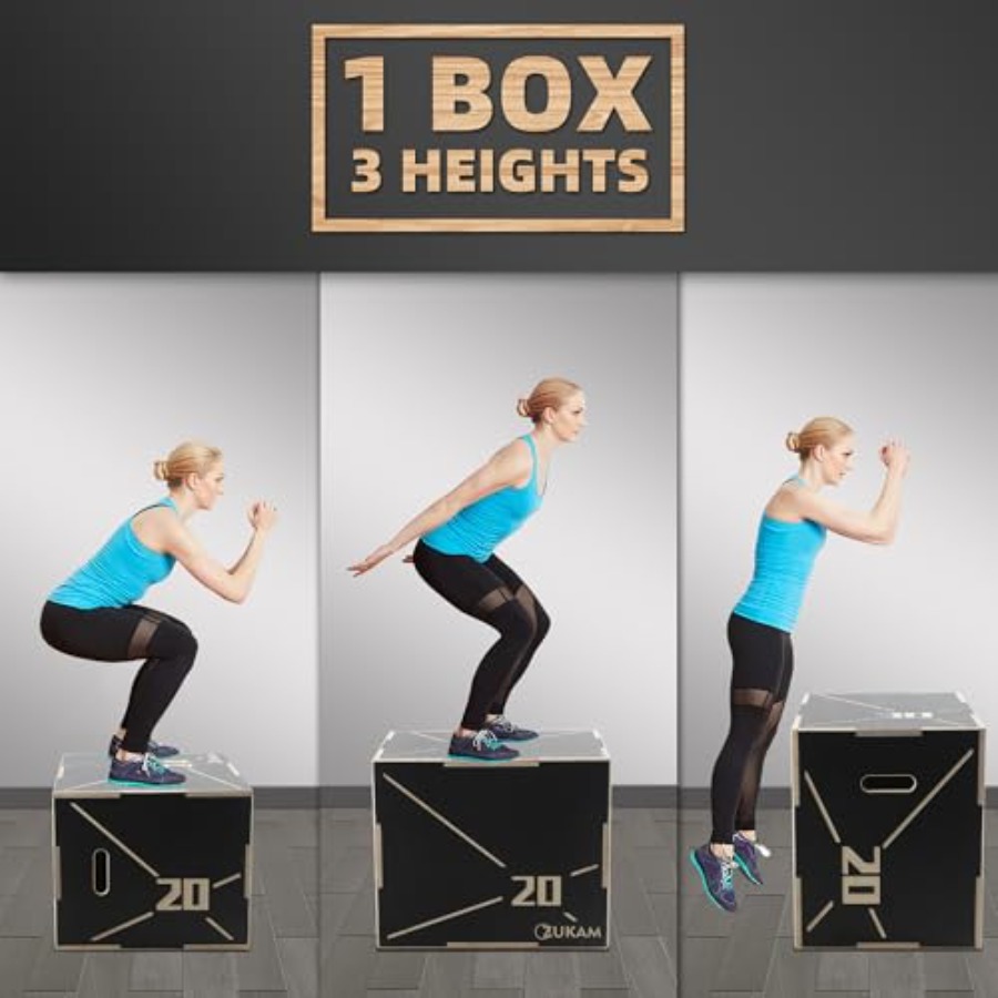 Caixa de Salto Plyométrica de  - Home Gym Jump Box avaliação e preço