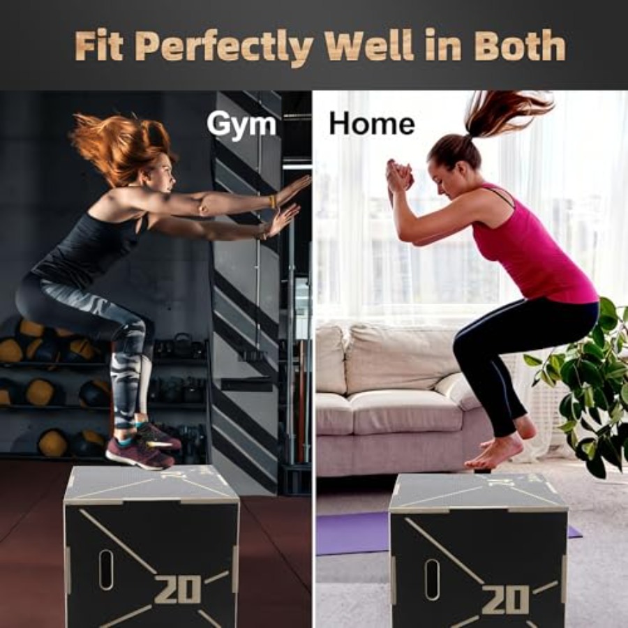 Caixa de Salto Plyométrica de  - Home Gym Jump Box avaliação e preço