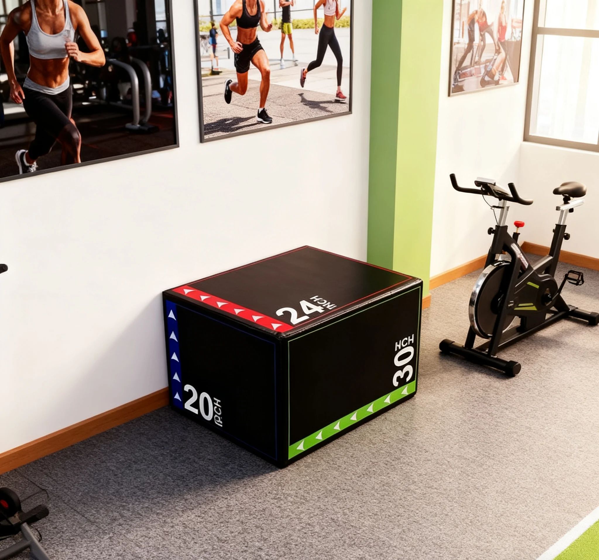 3-em-1 caixa de salto fotométr - Home Gym Jump Box avaliação e preço