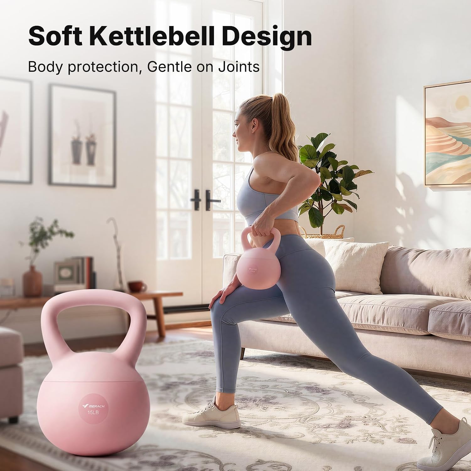 Kettlebell Macio com Alça Larg - Kettler Home Gym avaliação e preço