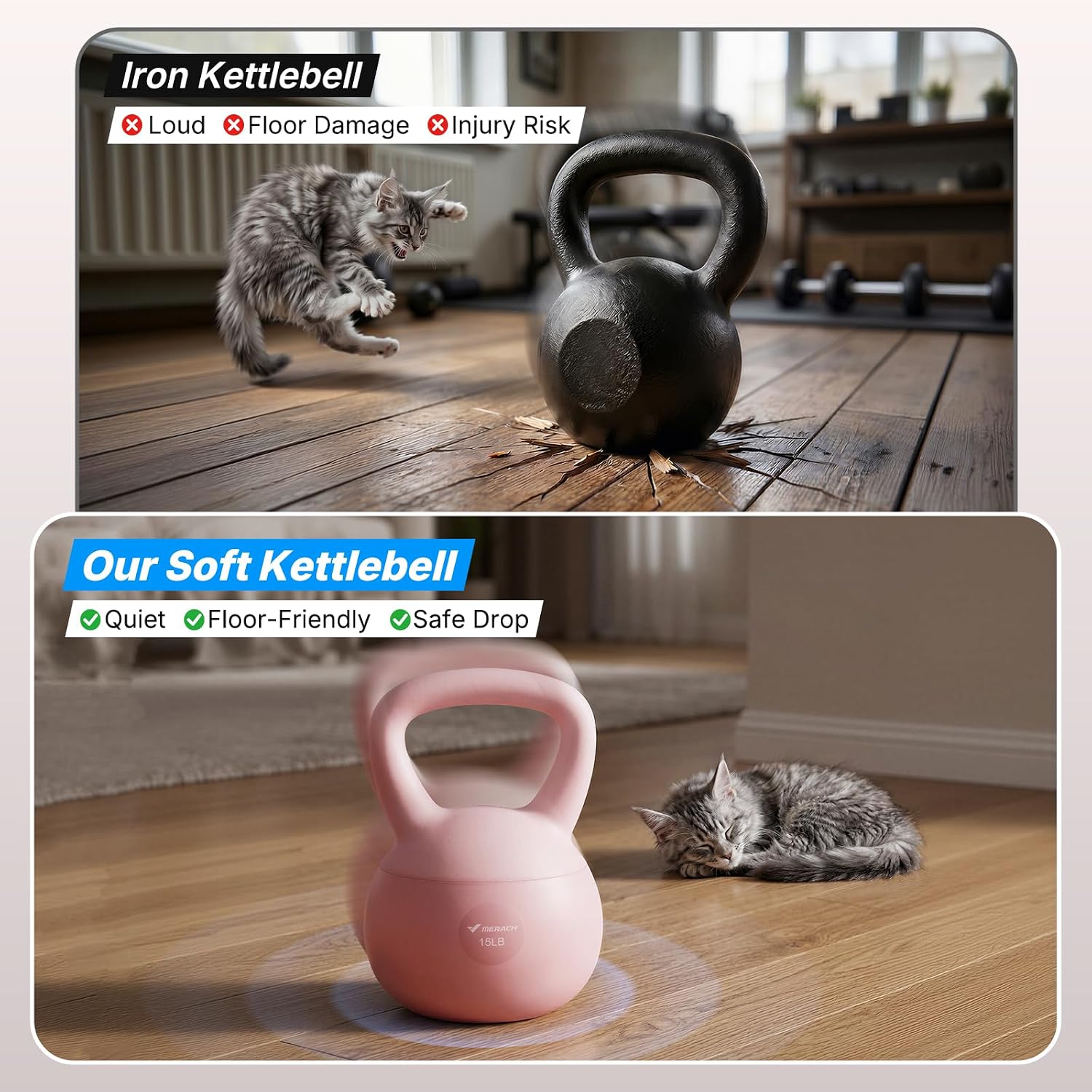 Kettlebell Macio com Alça Larg - Kettler Home Gym avaliação e preço