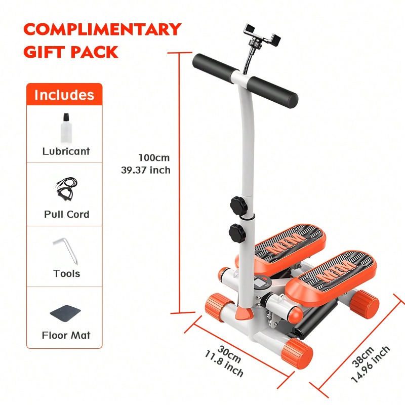 Mini Stepper com Faixas de Res - Home Gym Portable avaliação e preço