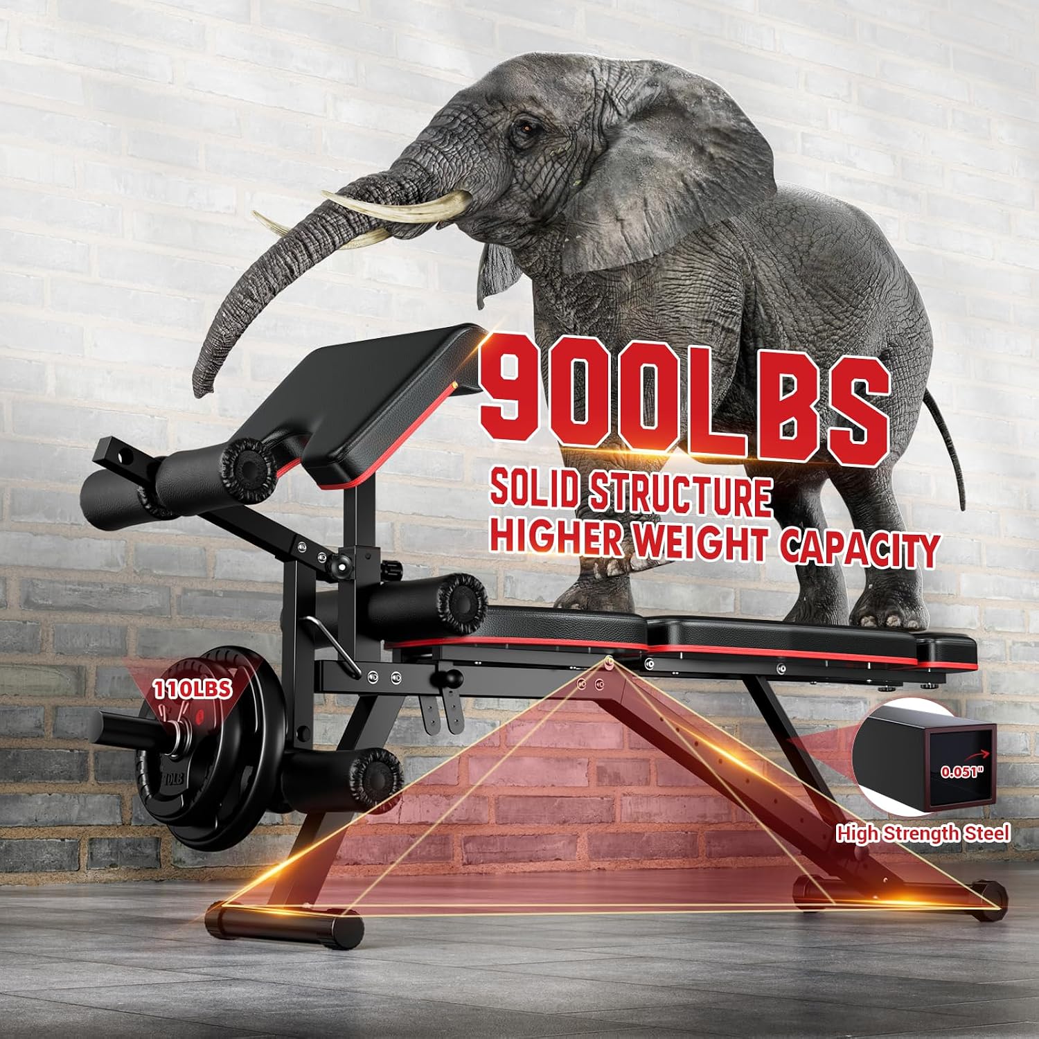 Banco de Musculação Reforçado  - Home Gym Leg Press avaliação e preço