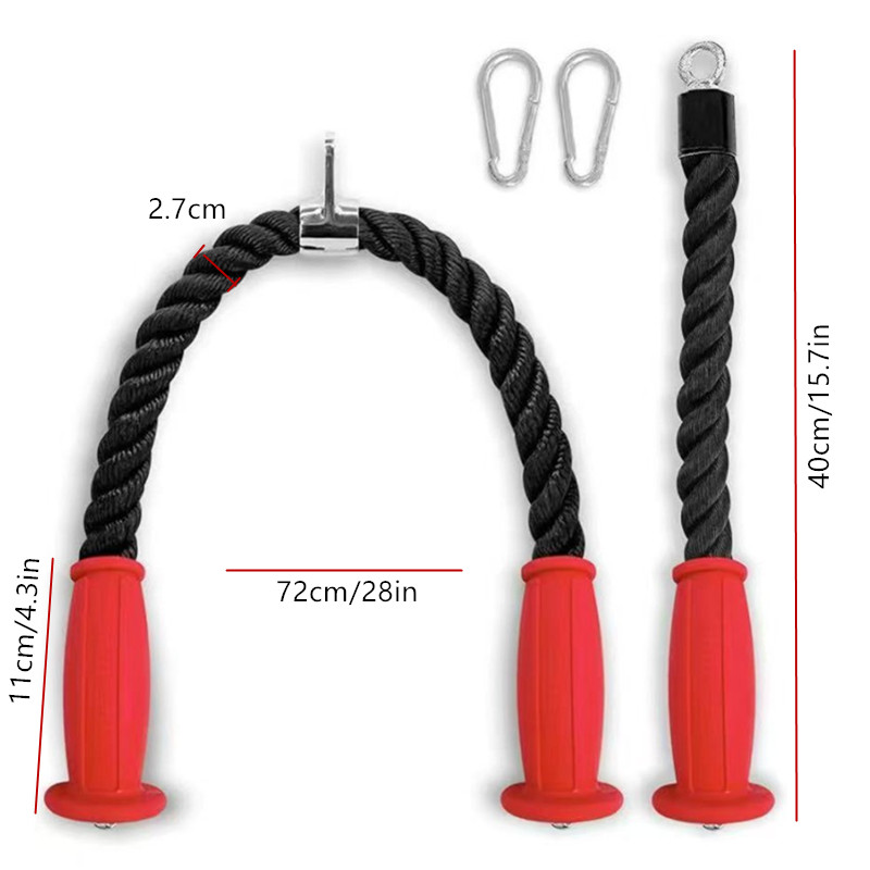 Cordas ergonômicas para trícep - Home Gym Unit avaliação e preço