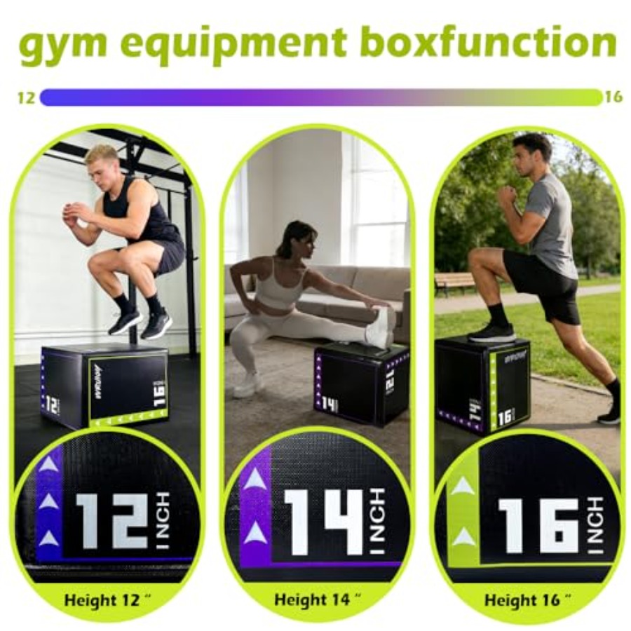 Caixa de exercícios para acade - Home Gym Jump Box avaliação e preço