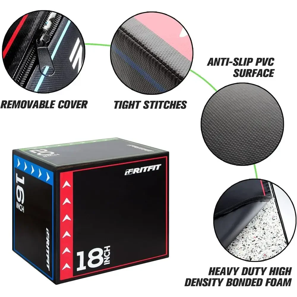 Conjunto de Caixas Pliométrica - Home Gym Jump Box avaliação e preço