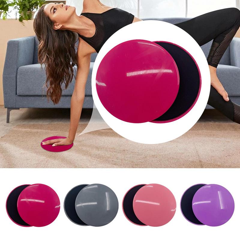 2 lados fitness pilates discos - Gliding Disc Slider avaliação e preço