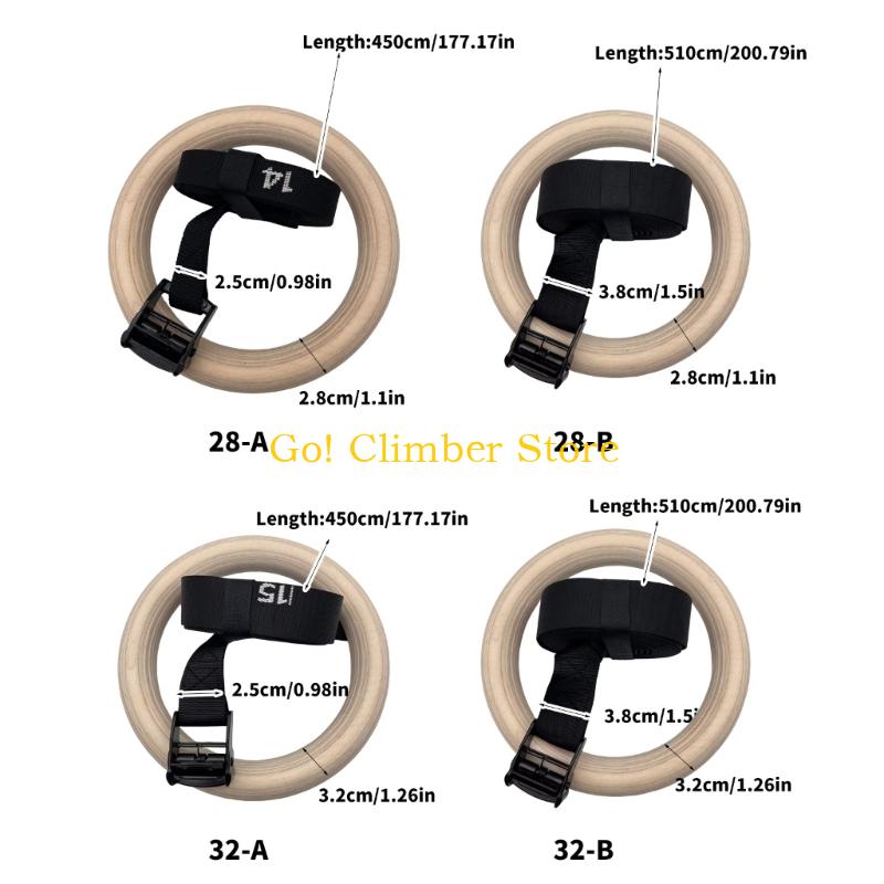 Anéis ginástica ajustáveis ​​q - Gymnastic Rings Wooden avaliação e preço