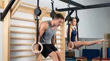 Anéis de fitness de bétula de  - Gymnastic Rings Wooden avaliação e preço