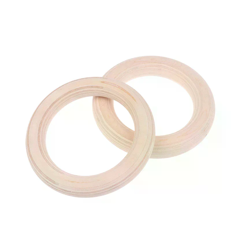 2 pçs anel de madeira portátil - Gymnastic Rings Wooden avaliação e preço