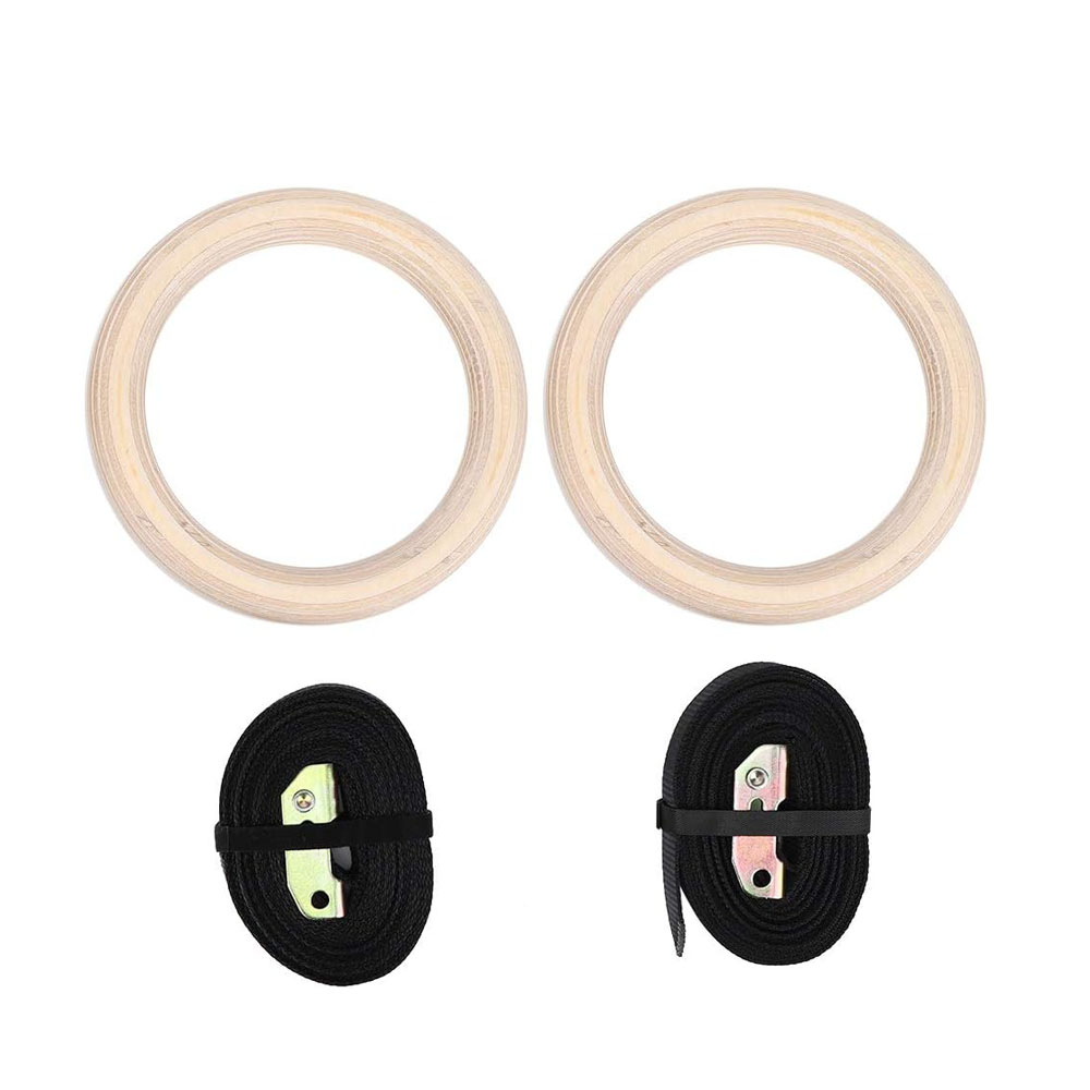 Anéis de ginástica para treina - Gymnastic Rings Wooden avaliação e preço