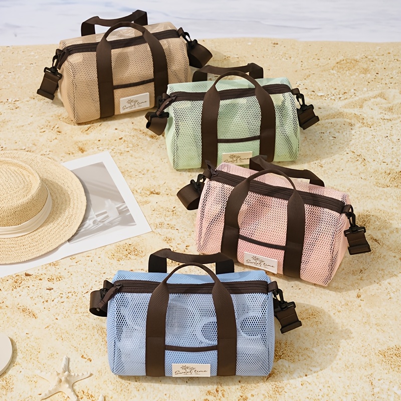 Bolsa de Praia em Malha para V - Home Gym Packages avaliação e preço