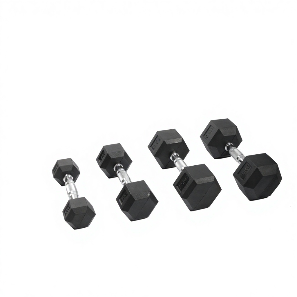 Halteres hexagonais revestidos - Home Gym Custom avaliação e preço
