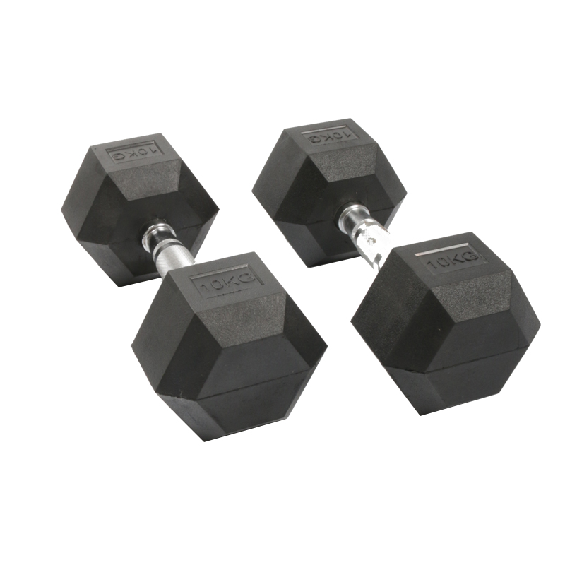 Halteres hexagonais revestidos - Home Gym Custom avaliação e preço