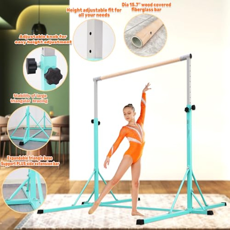 Barra de Ginástica para treino - Gymnastic Rings Wooden avaliação e preço