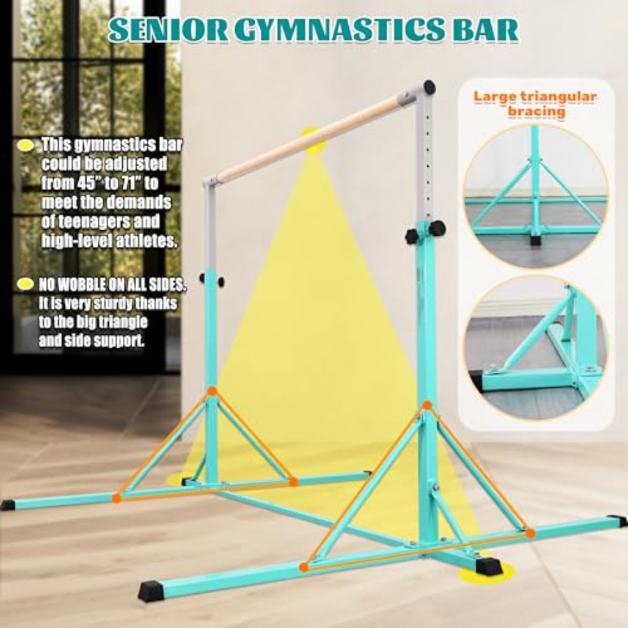 Barra de Ginástica para treino - Gymnastic Rings Wooden avaliação e preço