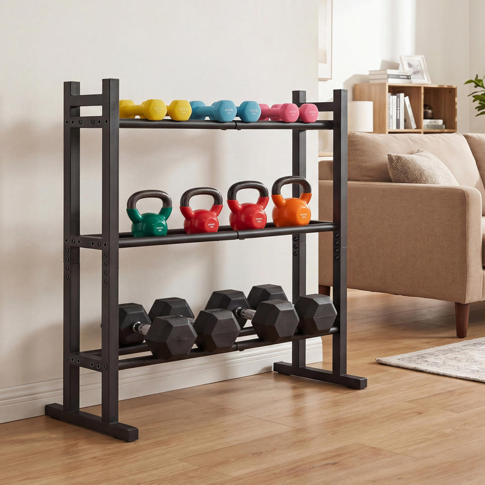 Suporte para Halteres de 3 Nív - Home Gym Usa avaliação e preço