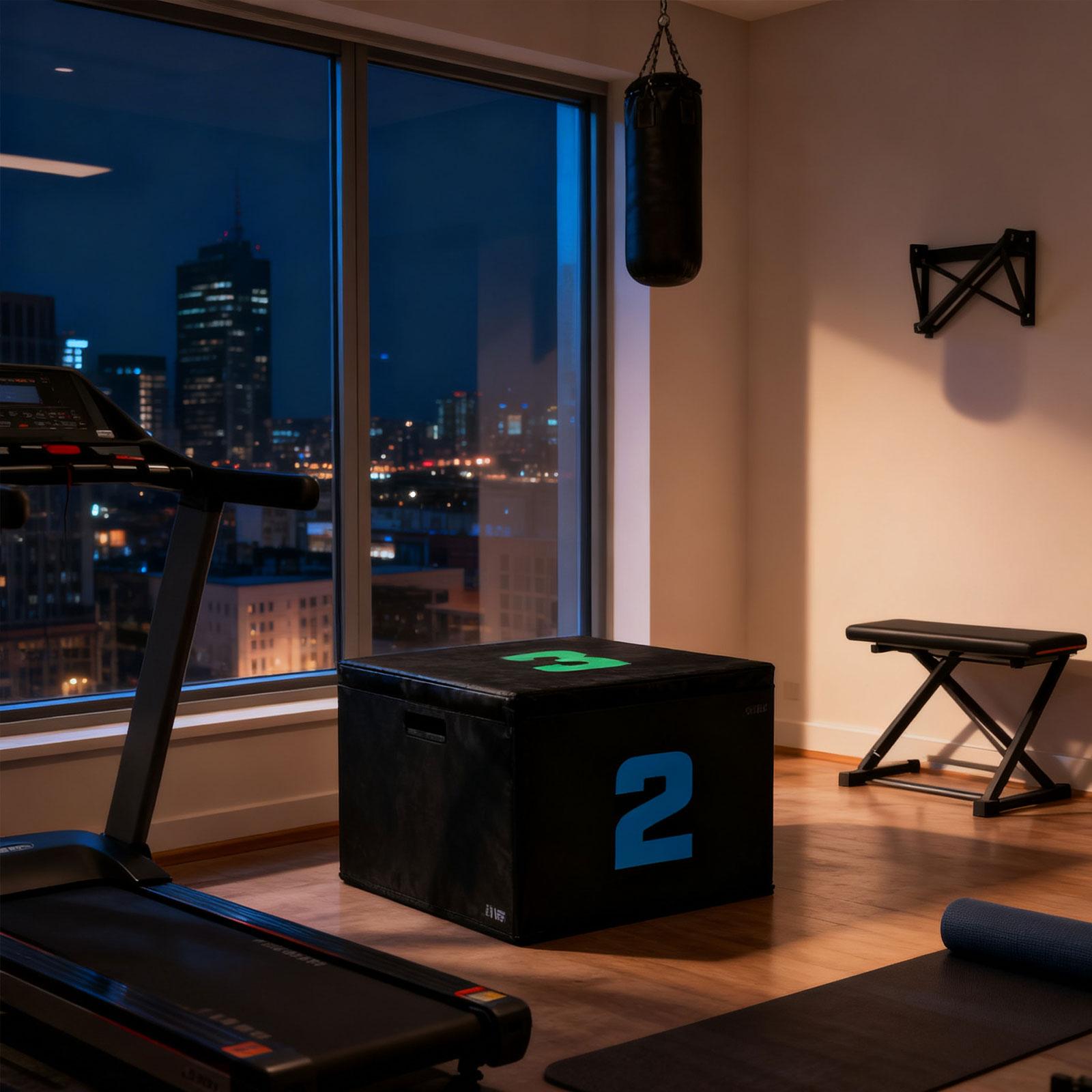 Plataforma de passo de caixa d - Home Gym Jump Box avaliação e preço