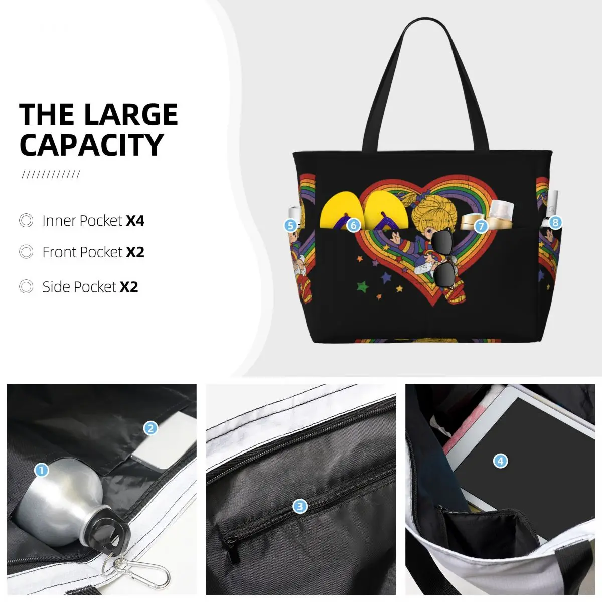Bolsa tote de praia Rainbow Br - Home Gym Packages avaliação e preço