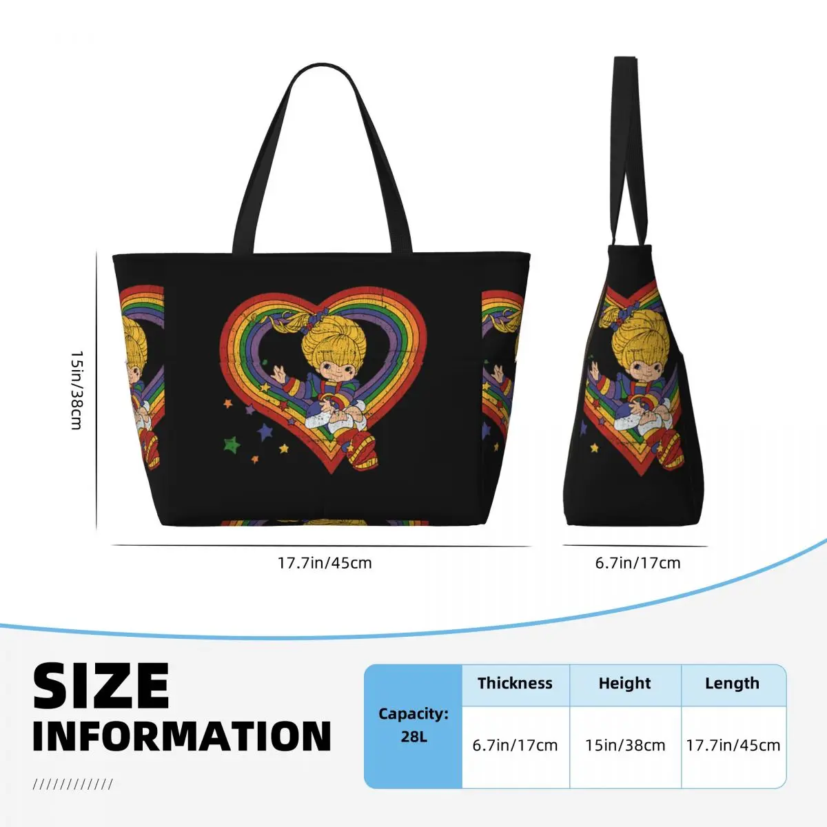 Bolsa tote de praia Rainbow Br - Home Gym Packages avaliação e preço