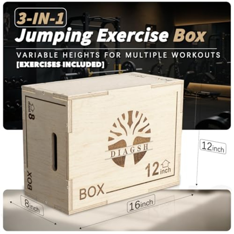 Plyo Box - Plataforma de salto - Home Gym Jump Box avaliação e preço