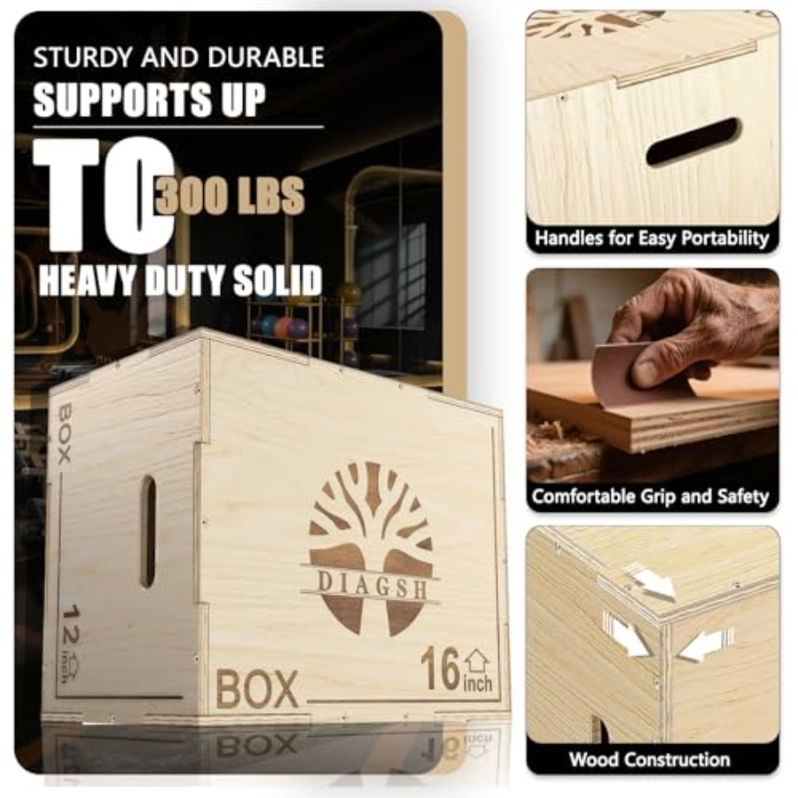 Plyo Box - Plataforma de salto - Home Gym Jump Box avaliação e preço