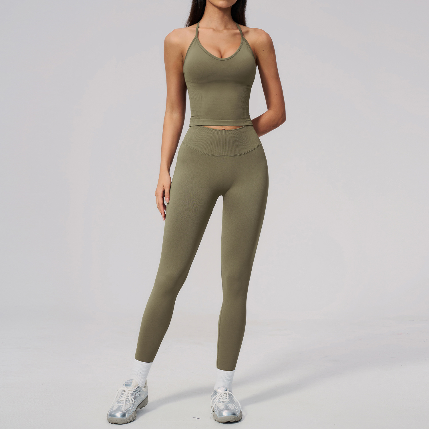 Conjunto de Yoga Sem Costura d - Home Gym Leg Press avaliação e preço