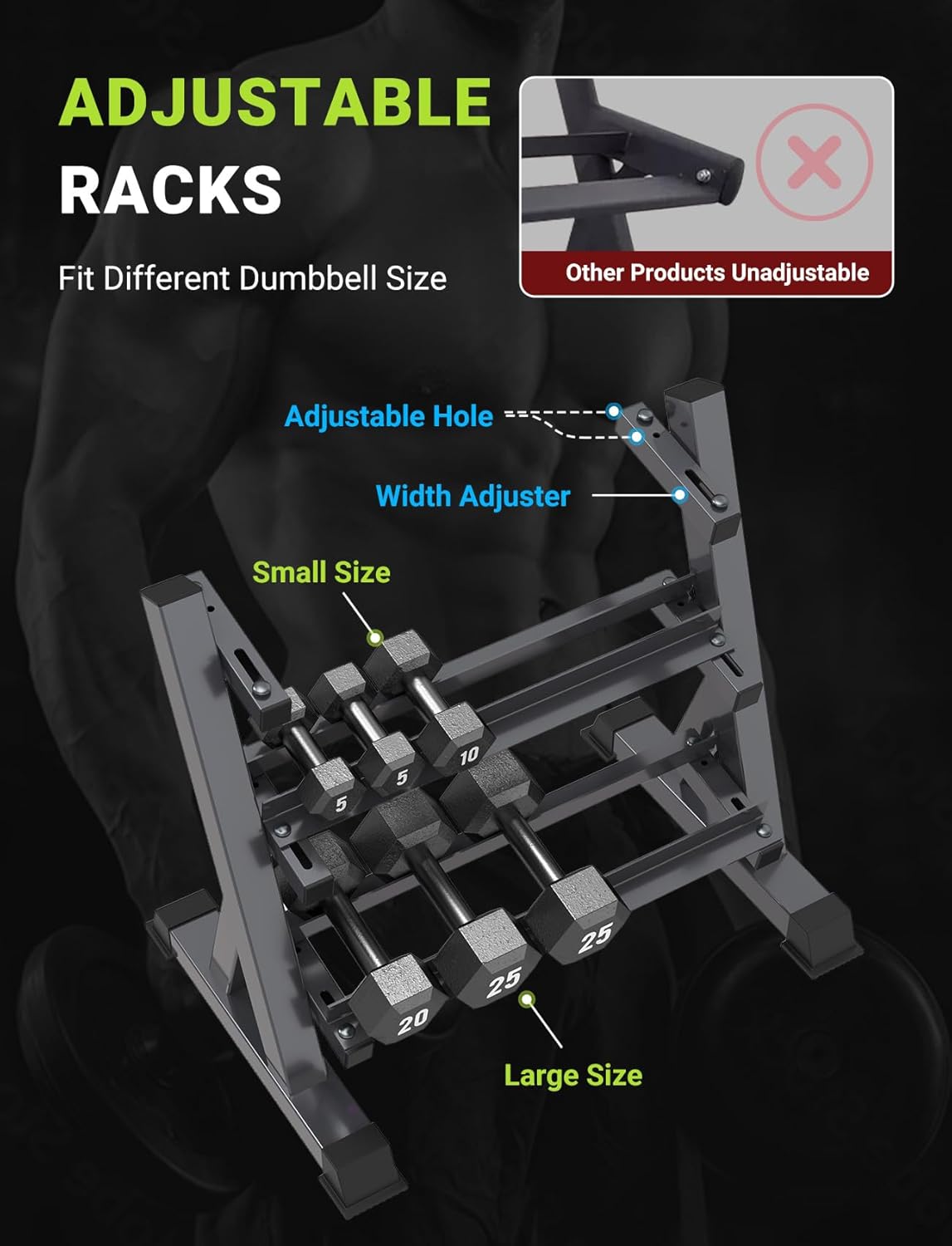 Suporte para Halteres de Acade - Home Gym Usa avaliação e preço